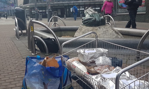 Katowice. Nic się nie zmarnuje, czyli poświąteczna zbiórka żywności