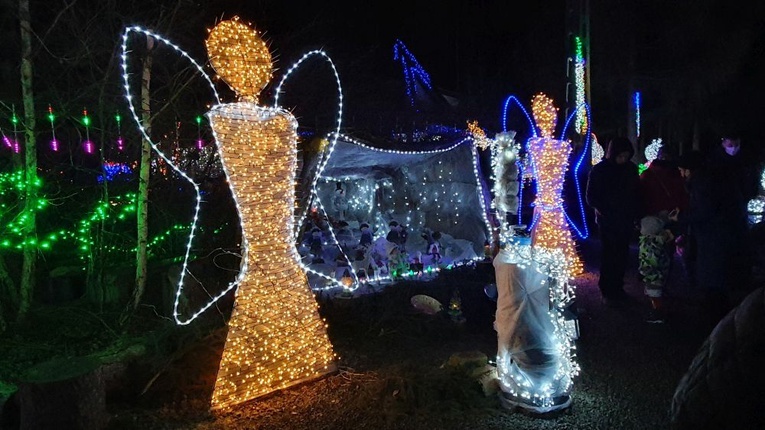 Świąteczna iluminacja w Gilowie