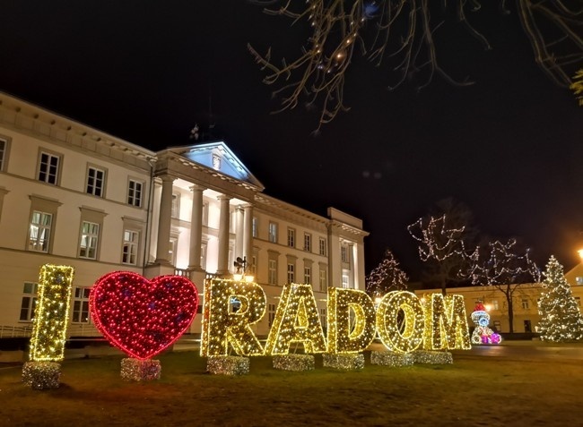 Świąteczna iluminacja w Radomiu