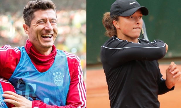 Iga Świątek i Robert Lewandowski najlepsi w Europie w plebiscie AIPS Europe 