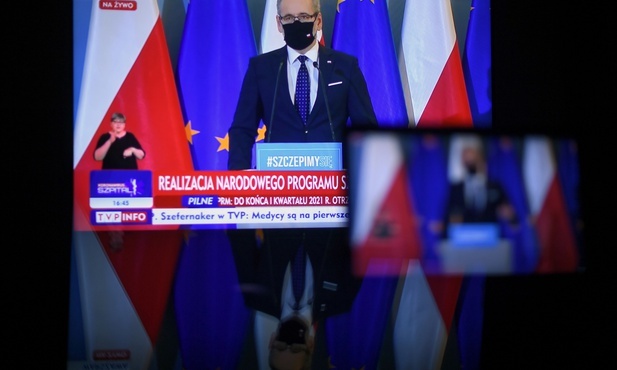 Niedzielski: Osoby zaszczepione poza kolejnością zostały zgłoszone nieprawidłowo jako personel medyczny 
