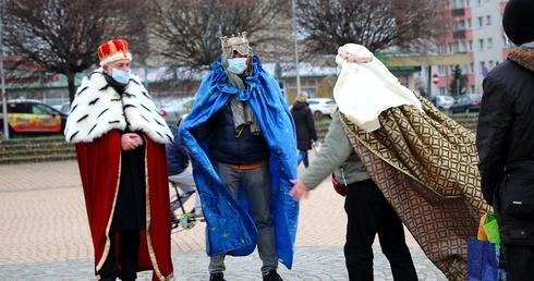 Elbląg. Orszak Trzech Króli 2021 - niespodzianka
