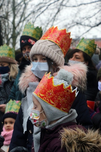 Uroczysty pokłon Trzech Mędrców we Wrocławiu-Leśnicy