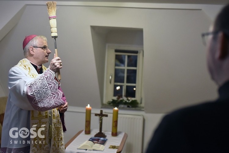 Biskup z wizytą duszpasterską u katedralnych księży