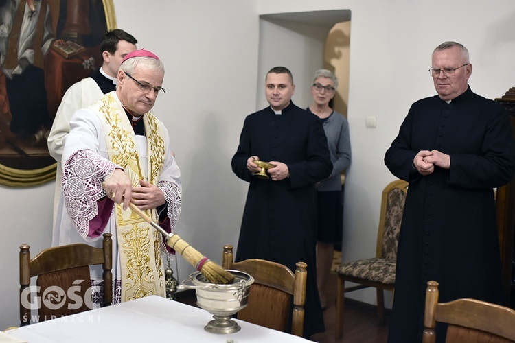 Biskup z wizytą duszpasterską u katedralnych księży