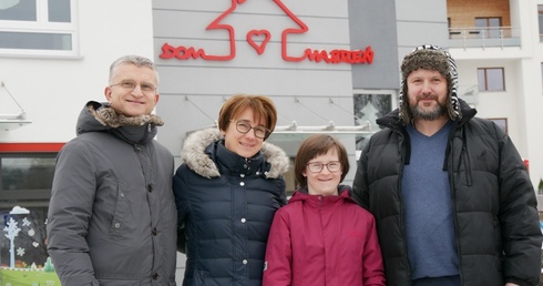 Od lewej: Marek, Katarzyna, Marta i Grzegorz z gdyńskiej Fundacji "Dom Marzeń".