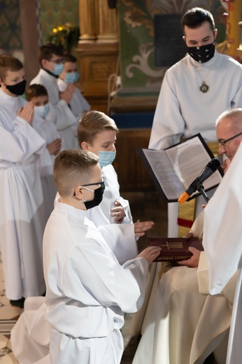 Błogosławieństwo nowych lektorów w Szczucinie