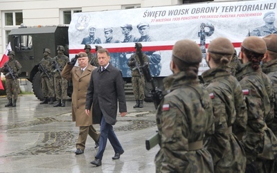 Święto Wojsk Obrony Terytorialnej oraz wręczenie sztandaru 6. Mazowieckiej Brygadzie Obrony Terytorialnej z udziałem ministra Mariusza Błaszczaka.