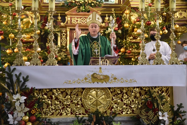 Kolędowe błogosławieństwo bp. Andrzeja Jeża.