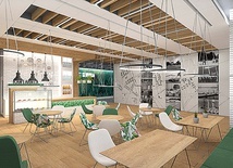 ▲	Przytulna kawiarenka.