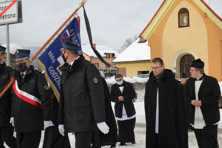 Ostatnie pożegnanie ks. Andrzeja Wolnego w Godziszce - 19 stycznia 2021 r.