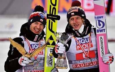 Kamil Stoch i Dawid Kubacki.