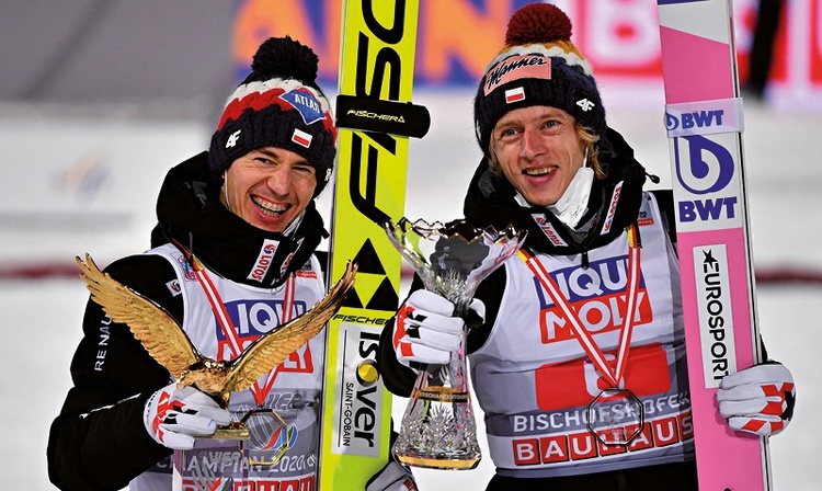 Kamil Stoch i Dawid Kubacki.