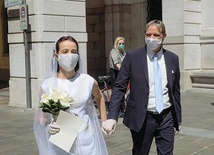 Ślub w czasach pandemii.