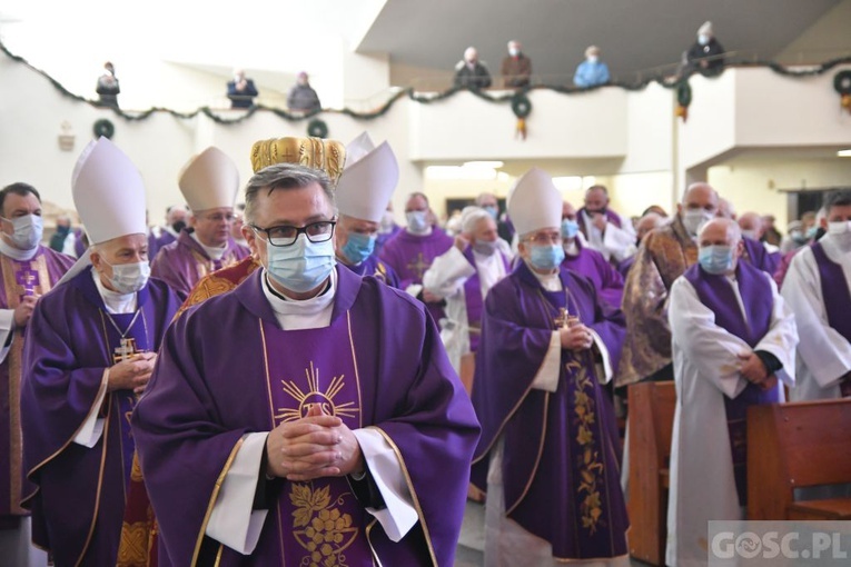Zielona Góra. Msza żałobna w intencji śp. bp. Adama Dyczkowskiego 