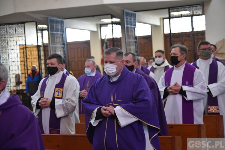 Zielona Góra. Msza żałobna w intencji śp. bp. Adama Dyczkowskiego 