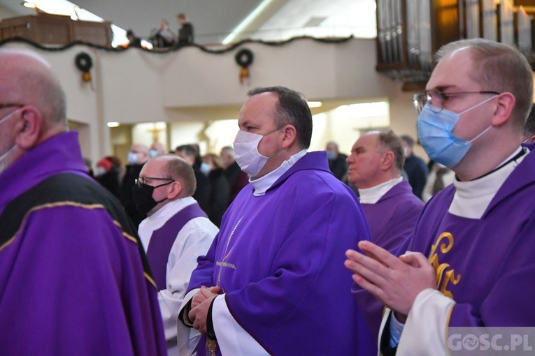 Zielona Góra. Msza żałobna w intencji śp. bp. Adama Dyczkowskiego 