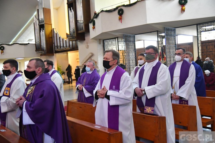 Zielona Góra. Msza żałobna w intencji śp. bp. Adama Dyczkowskiego 