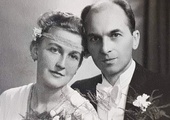 Zdjęcie ślubne Danuty i Bartłomieja Bobów.