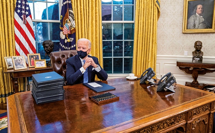 Nowy prezydent USA Joe Biden reprezentuje Partię Demokratyczną.