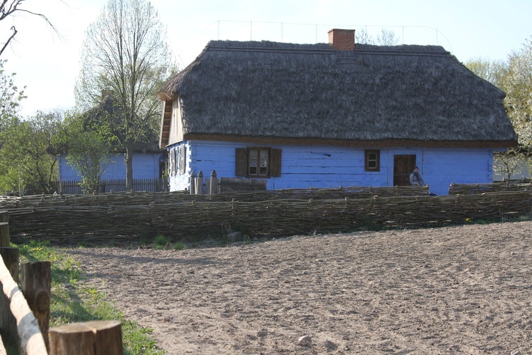 Sierpc. Skansen wiosną