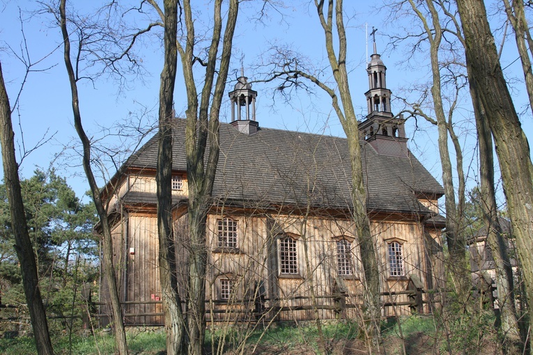 Sierpc. Skansen wiosną