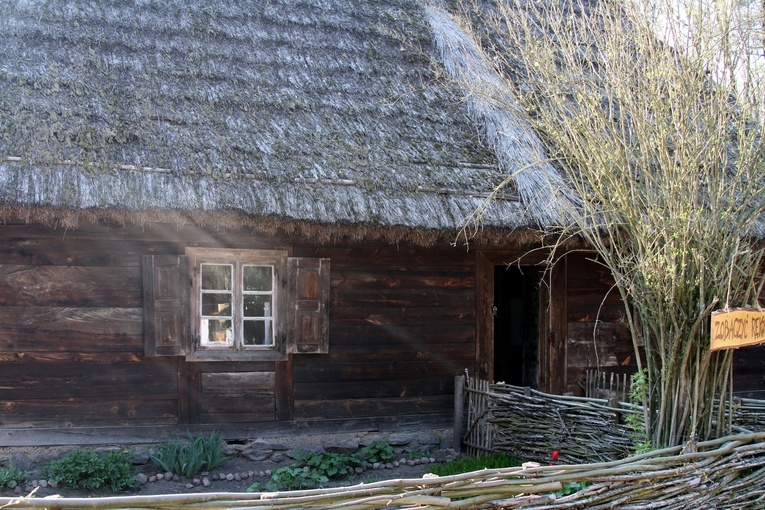 Sierpc. Skansen wiosną