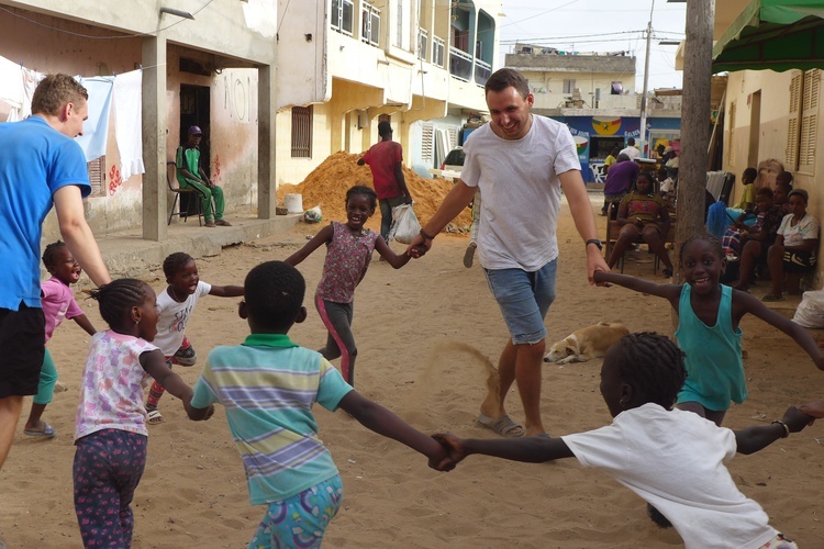 Paweł w Senegalu