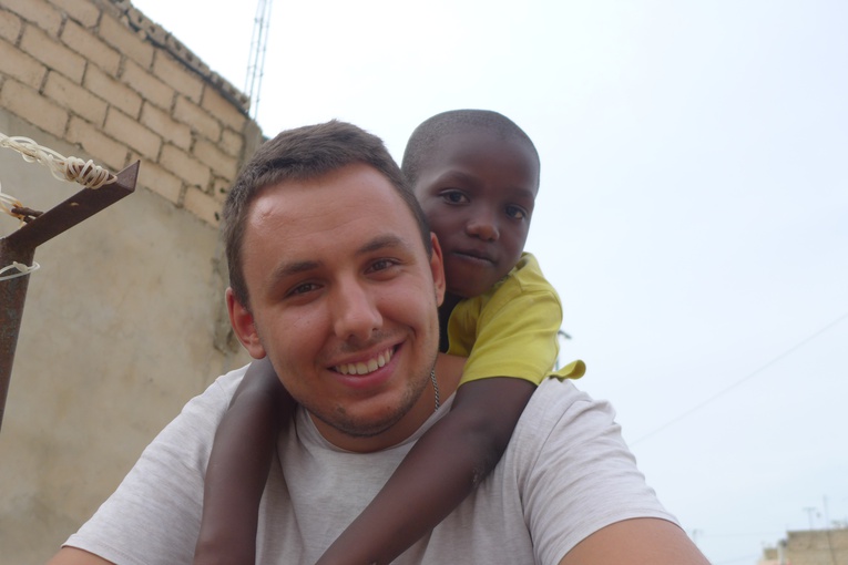 Paweł w Senegalu