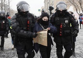 Rosja: Brutalne zatrzymania podczas protestów w obronie Nawalnego