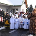 Kolędnicy, akordeoniści i heligoniści w Zakliczynie