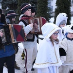 Kolędnicy, akordeoniści i heligoniści w Zakliczynie