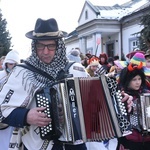 Kolędnicy, akordeoniści i heligoniści w Zakliczynie