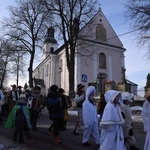 Kolędnicy, akordeoniści i heligoniści w Zakliczynie