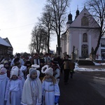 Kolędnicy, akordeoniści i heligoniści w Zakliczynie