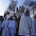 Kolędnicy, akordeoniści i heligoniści w Zakliczynie