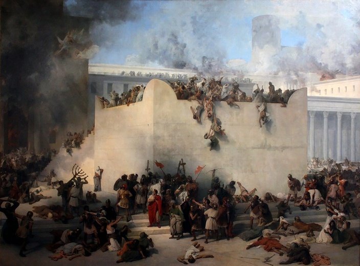 Francesco Hayez, Zburzenie Jerozolimy.