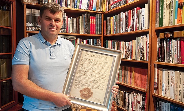 ◄	Pasja pana Jarosława do odkrywania historycznych tajemnic zaczęła się od szukania rodzinnych dokumentów.