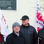 	Przedstawiciele strajkujących 40 lat temu (od lewej): Henryk Juszczyk, Henryk Kenig, Marcin Tyrna i Adam Michalski.