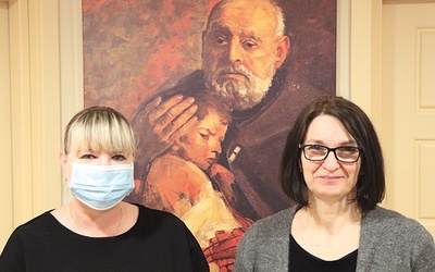 ▲	Panie Małgorzata i Ewa są pielęgniarkami w olsztyńskim oddziale Hospicjum Domowego Caritas.