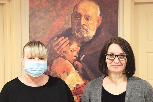 ▲	Panie Małgorzata i Ewa są pielęgniarkami w olsztyńskim oddziale Hospicjum Domowego Caritas.