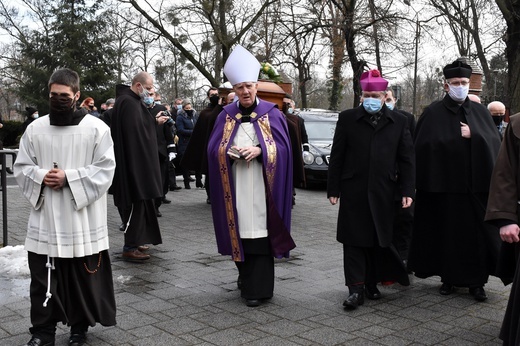 Pogrzeb śp. o. prof. Hugolina Langkammera OFM 