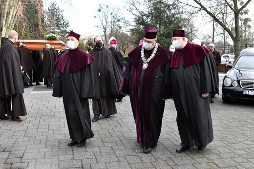 Pogrzeb śp. o. prof. Hugolina Langkammera OFM 