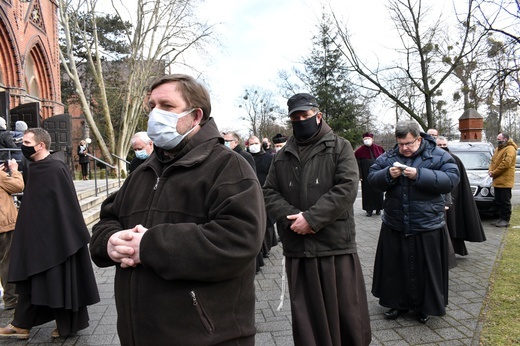 Pogrzeb śp. o. prof. Hugolina Langkammera OFM 