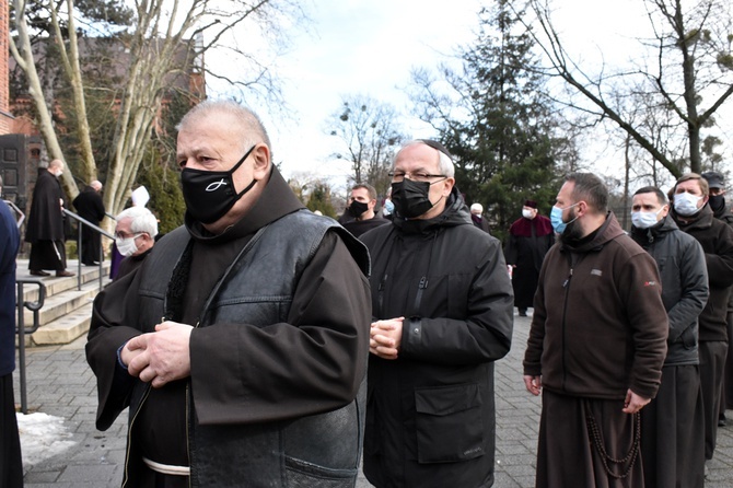 Pogrzeb śp. o. prof. Hugolina Langkammera OFM 