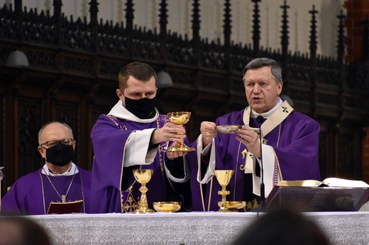 Pogrzeb śp. o. prof. Hugolina Langkammera OFM 