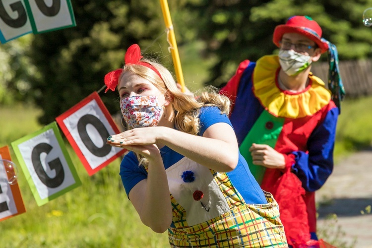 Opolski Dr Clown blisko chorych