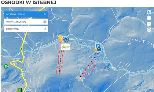 Beskidy i Śląsk Cieszyński. Powstała internetowa mapa tras i ośrodków narciarskich