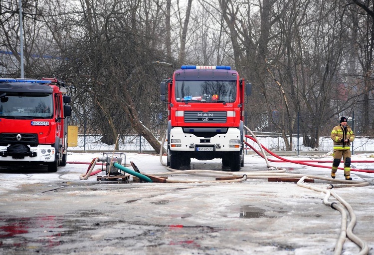 Pogorzelisko Archiwum Urzędu Miasta Krakowa