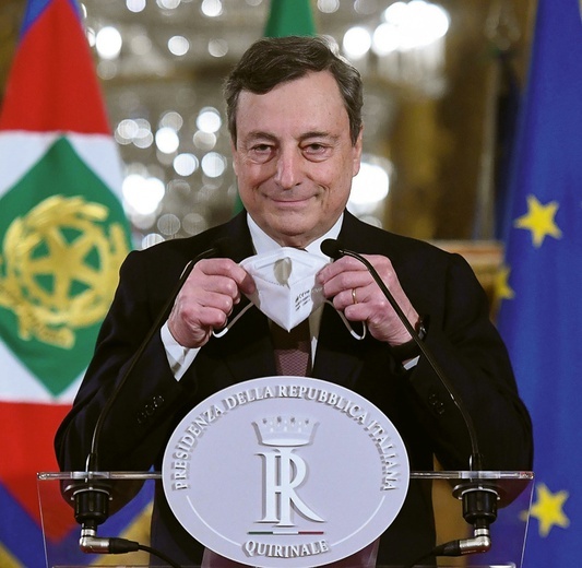 Mario Draghi zdobył poparcie niemal wszystkich sił politycznych we Włoszech.